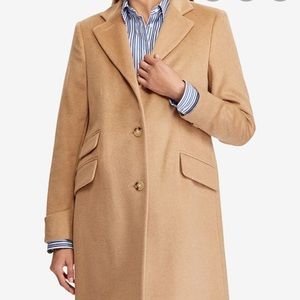 Ralph Lauren Reefer Camel Coat